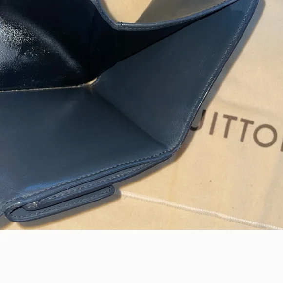 Louis Vuitton Monogram Mat Portefeiulle Elise Trifold Wallet EUC - Picture 6 of 9